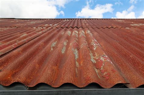 rusted metal roofing sheets